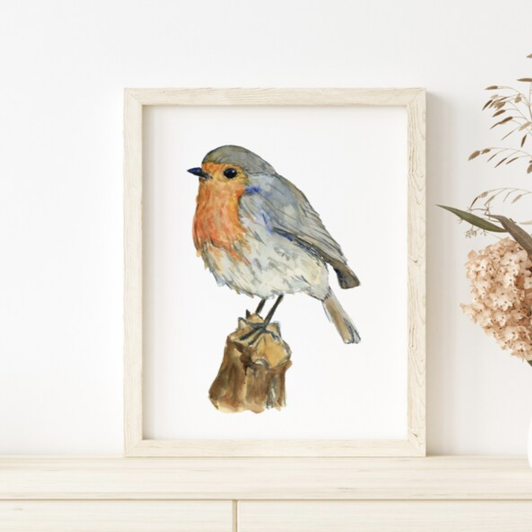Robin Bird Wall Art