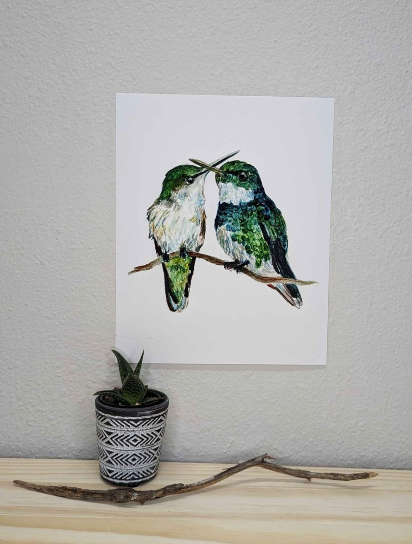 Hummingbirds Embrace