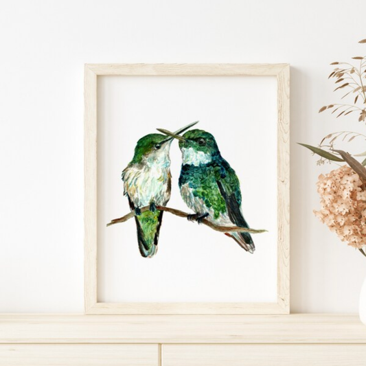 Hummingbirds Embrace