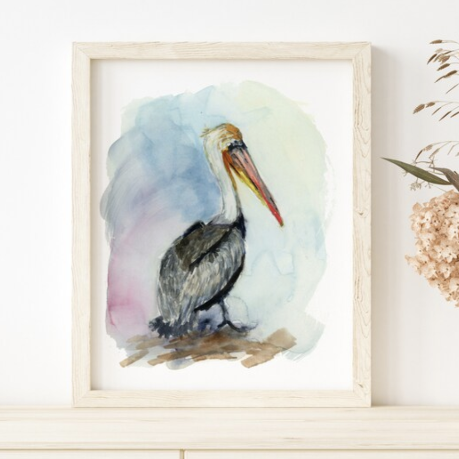Pelican Art Print