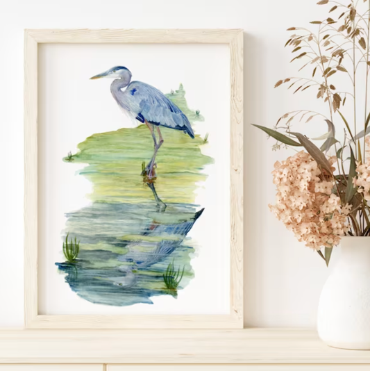 Blue Heron in Creek