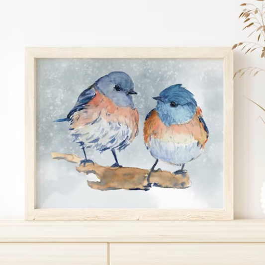 Bluebirds Wall Art