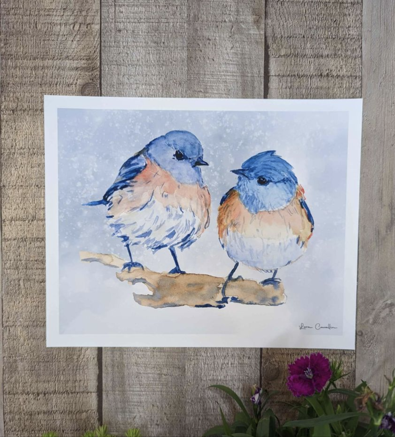Bluebirds Wall Art