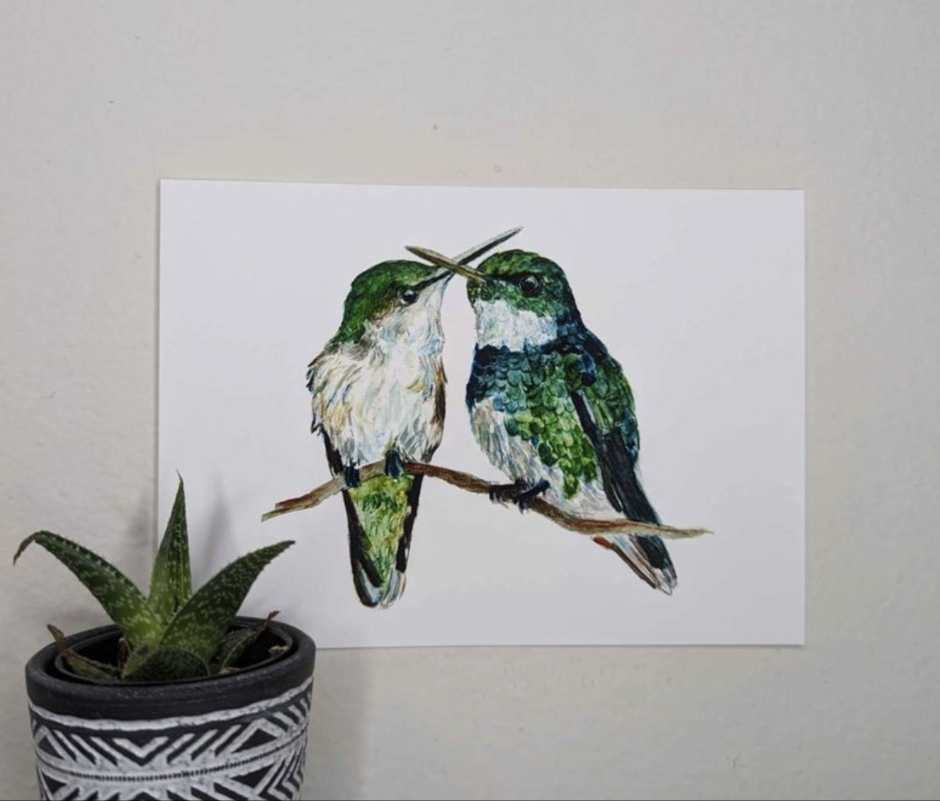 Hummingbirds Embrace