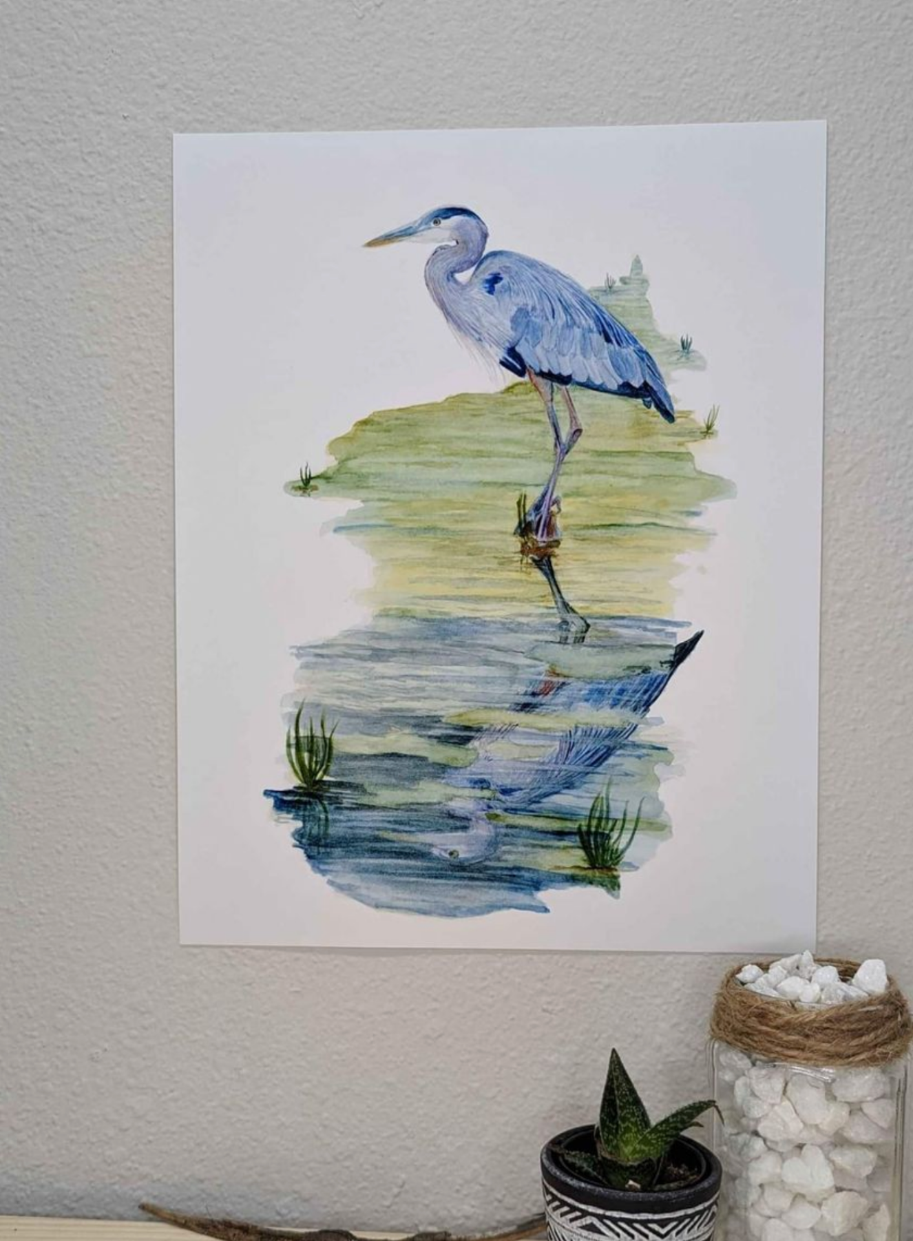 Blue Heron in Creek