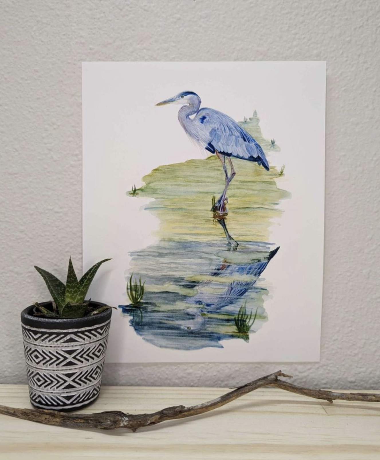 Blue Heron in Creek